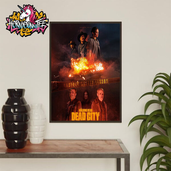 The Walking Dead Side Story Dead City Season 2 Another Shitty Lesson Poster Home Decor Canvas