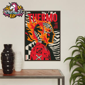 Thermo Band Live Concert 2025 Poster Show At Relevent Music Hall In Bogota Colombia Poster Home Decor Canvas