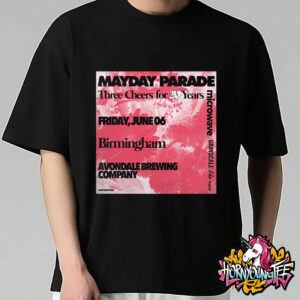 Three Cheers For 20 Years Tour Mayday Parade Microwave Grayscale Like Roses Show At Avondale Brewing Company In Birmingham On June 6 2025 Unisex T-Shirt