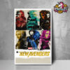 Marvel Studios Thunderbolts Official Poster Rename To The New Avengers Poster Home Decor Canvas