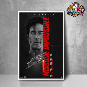 Tom Cruise Mission Impossible The Final Reckoning New Official Poster Only In Theaters On May 23 2025 Poster Home Decor Canvas