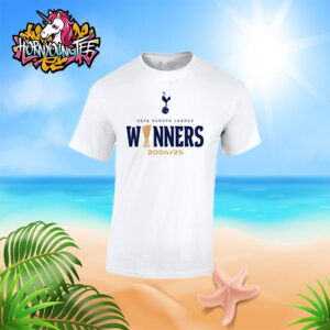 Tottenham Hotspur EUFA Europa League 2024-25 Winners Unisex T-Shirt