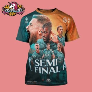 Tottenham Hotspur Get In Semi Final Europa League 2025 All Over Print Shirt