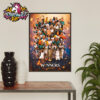Erling Haaland Says Thank You To Kevin De Bruyne King Kev Poster Home Decor Canvas