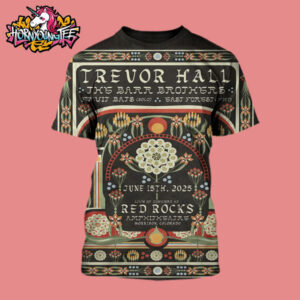 Trevor Hall With The Barr Brothers And Fruit Bats Live In Concert At Red Rocks Amphitheatre In Morrison Colorado On June 15 2025 All Over Print Shirt