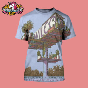 Waxahatchee Band Wilco Music Show At White Oak Music Hall In Houston Texas On May 4 2025 Exclusive Poster All Over Print Shirt