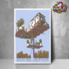 Johnny Blue Skies Who The Fuck Is Johnny Blue Skies Tor 2025 Venue Exclusive Poster Show At Allstate Arena In Rosemont On May 9 2025 Poster Home Decor Canvas