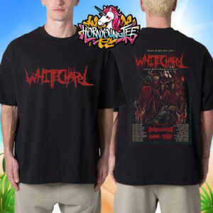 Whitechapel Band Poster The Rituals of Hate Fall North American Tour 2025 Schedule Cities Tour Dates Unisex T-Shirt Two Sides