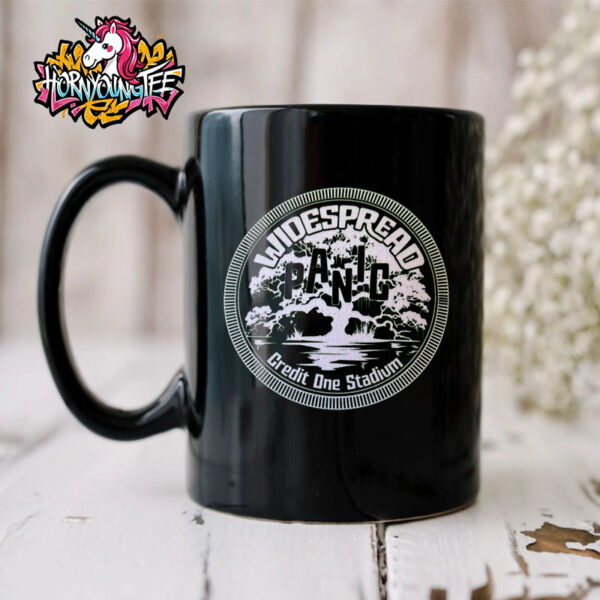 Widespread Panic Charleston Merch Drop Merchandise For Show In Charleston Black Mug Cup