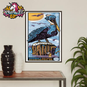Widespread Panic Show Poster 2 Nights At Credit One Stadium And Daniel Island In Charleston SC On May 16-17 2025 Poster Home Decor Canvas