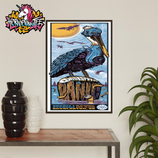 Widespread Panic Show Poster 2 Nights At Credit One Stadium And Daniel Island In Charleston SC On May 16-17 2025 Poster Home Decor Canvas