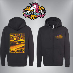 311 Band Merchandise Unity Tour 2025 Surfer Zip Hoodie