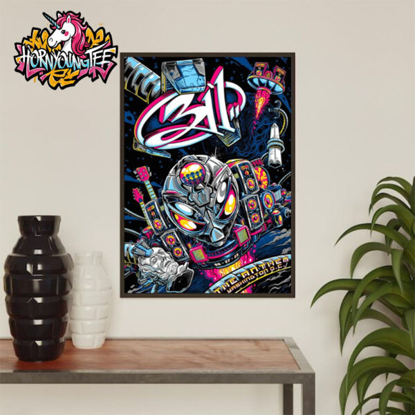 311 Band Venue Poster At The Anthem On June 27 2025 In Washington DC Poster Home Decor Canvas