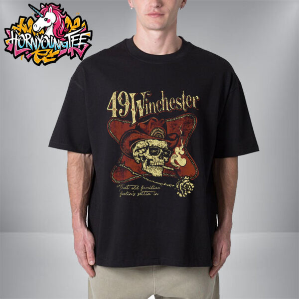 49 Winchester Leavin This Holler Merchandise Tulsa Tee That Old Familiar Feeling Settin In Unisex T-Shirt