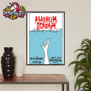 A Wilhelm Scream Band Poster Show At Taffeta Music Hall On June 26 2025 In Lowell MA Poster Home Decor Canvas