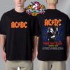 ACDC Pwr Up Tour 2025 Poster In Prague Czech Republic On June 26 2025 At Airport Letnany Unisex T-Shirt