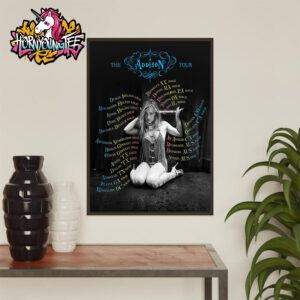 Addison Rae Poster The Addison Tour 2025 Schedule Cities Tour Dates Poster Home Decor Canvas