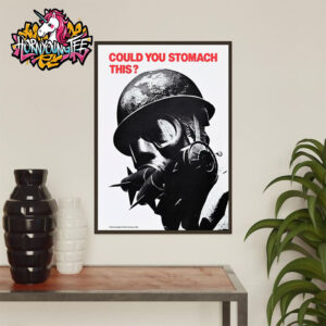 Anti Nuclear Movement Poster House x Peter Kennard Merch Tee Could You Stoch This Poster Home Decor Canvas