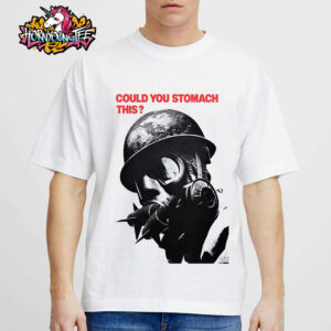 Anti Nuclear Movement Poster House x Peter Kennard Merch Tee Could You Stoch This Unisex T-Shirt