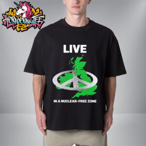 Anti Nuclear Movement Poster House x Peter Kennard Merch Tee Live In A Nuclear Free Zone Unisex T-Shirt