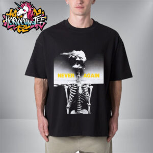 Anti Nuclear Movement Poster House NYC x Peter Kennard Merch Tee Never Again Unisex T-Shirt