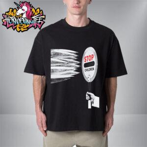 Anti Nuclear Movement Poster House x Peter Kennard Merch Tee Stop Children Unisex T-Shirt