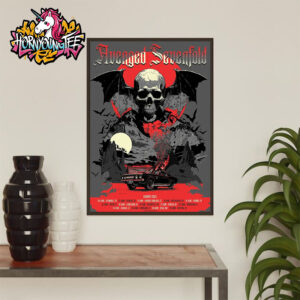 Avenged Sevenfold Europe Summer Tour 2025 Poster Schedule Tour Dates Poster Home Decor Canvas