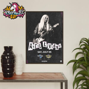 Avril Lavigne At Hard Rock Casino Ottawa On July 5 2025 Poster For Grand Opening Poster Home Decor Canvas