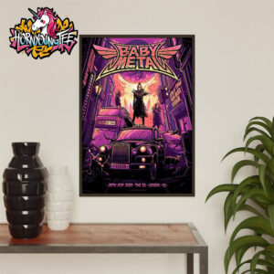 Baby Metal World Tour 2025 Exclusive Poster Show At The O2 Arena On May 30 2025 In London UK Limited Edition Poster Poster Home Decor Canvas