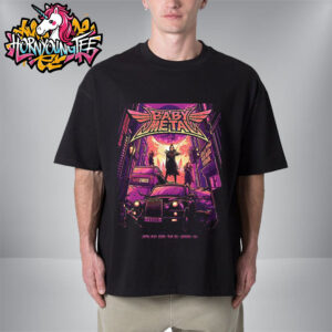Baby Metal World Tour 2025 Exclusive Poster Show At The O2 Arena On May 30 2025 In London UK Limited Edition Poster Unisex T-Shirt