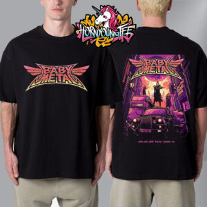 Baby Metal World Tour 2025 Exclusive Poster Show At The O2 Arena On May 30 2025 In London UK Limited Edition Poster Unisex T-Shirt Two Sides