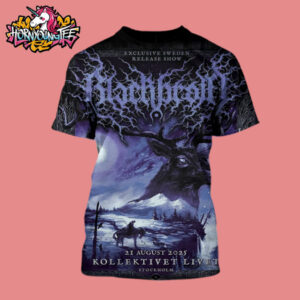Blackbraid Exclusive Sweden Release Show At Kollektivet Livet On August 21 2025 Stockholm All Over Print Shirt