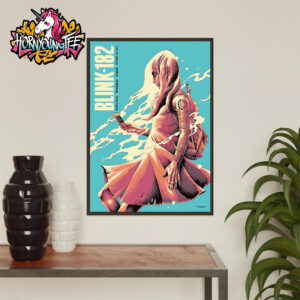 Blink-182 Venue Poster At Utilita Arena On October 14 2023 In Birmingham England Art By Luke Preece Poster Home Decor Canvas