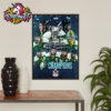 Portugal U17 Champions UEFA Under 17 Championship 2025 Poster Home Decor Canvas