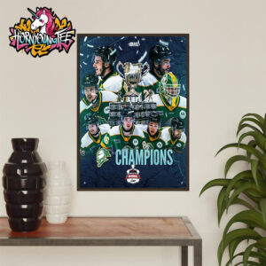 Celebrates London Knights Champions Memorial Champion Cup 2025 Poster Home Decor Canvas