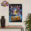 Congrats NBA Champions 2025 OKC Thunder The Champion NBA Finals 2025 Poster Home Decor Canvas