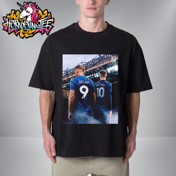 Chelsea FC Poster New Numbers For Cole Palmer And Liam Delap At Chelsea FC Unisex T-Shirt