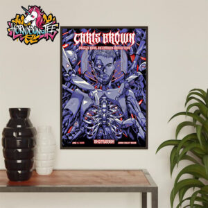 Chris Brown Poster Breezy Bowl XX Stadium World Tour 2025 At Johan Cruijff Arena On June 8 2025 In Amsterdam Poster Home Decor Canvas