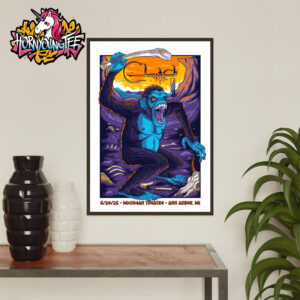 Clutch Band Poster Show At Michigan Theatre On June 20 2025 On Ann Arbor MI Poster Home Decor Canvas