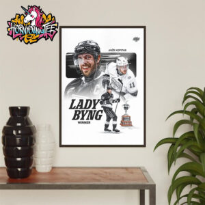Congrats Anze Kopitar Captain Los Angles Kings Collects Third Lady Byng Of His Career Poster Home Decor Canvas