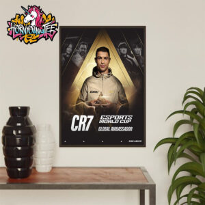 Cristiano Ronaldo Joins Esports World Cup As Global Ambassador Poster Home Decor Canvas