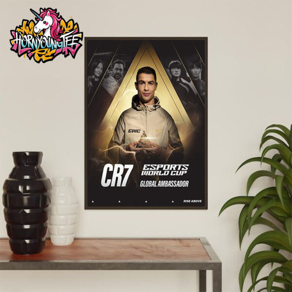 Cristiano Ronaldo Joins Esports World Cup As Global Ambassador Poster Home Decor Canvas