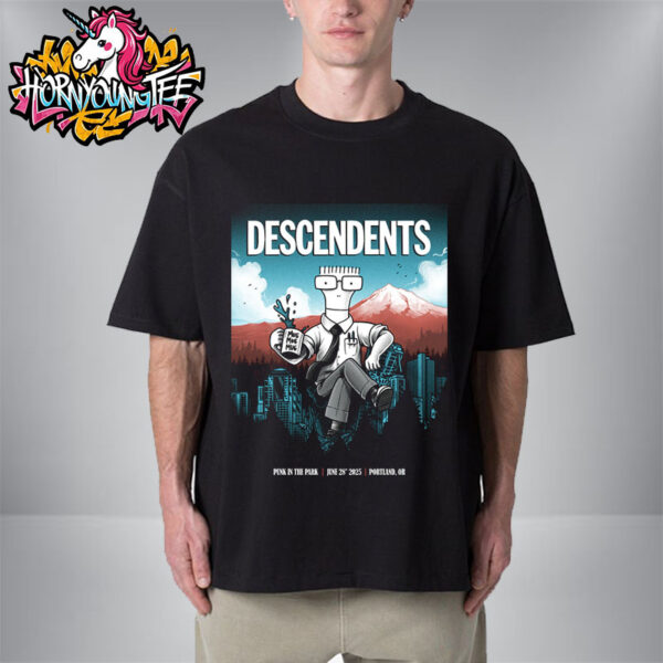 Descendents At Punk In The Park Festival On June 28 2025 In Portland OR Unisex T-Shirt