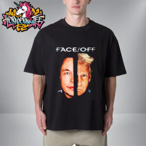 Elon Musk vs Trump Face Off Unisex T-Shirt
