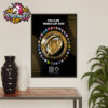 Paris Saint Germain Quadruple Trophy 2024-2025 Poster Home Decor Canvas