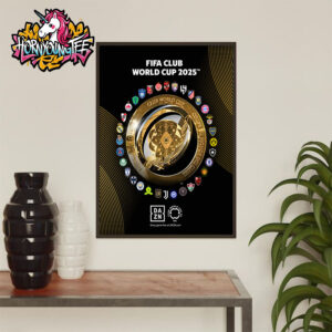 FIFA Club World Cup 2025 Poster 32 Teams 1 Trophy Poster Home Decor Canvas