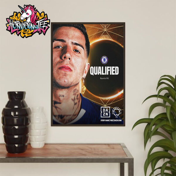 FIFA Club World Cup Chelsea FC Qualified Round Of 16 Poster Home Decor Canvas