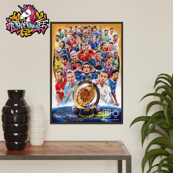 Fifa Club World Cup 25 Poster All Star Team Poster Home Decor Canvas