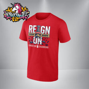 Florida Panthers 2024-2025 Back to Back Stanley Cup Champions Reign On Unisex T-Shirt