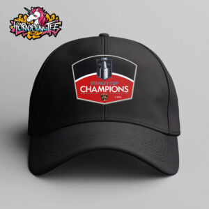 Florida Panthers 2025 Stanley Cup Champions Pin Black Hat Cap